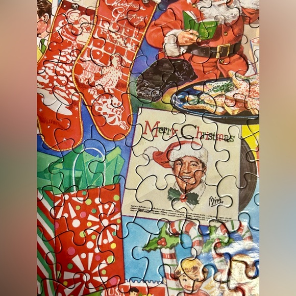 White Mountain Jigsaw Puzzle The Holidays 1000 Pieces James Mellet Complete - Picture 12 of 14